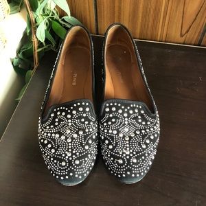 Donald J. Pliner Debbi studded flats black sz 6.5